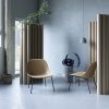 Muuto FIBER LOUNGE Fotel Jasnozielony - Rama Metalowa